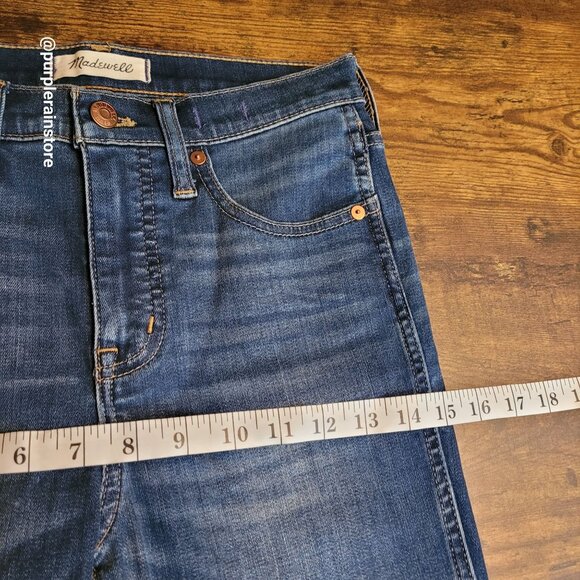 Madewell Jeans Size 27 Skinny 10" High Rise Tummy Control Danny Wash G7391 - Picture 9 of 13